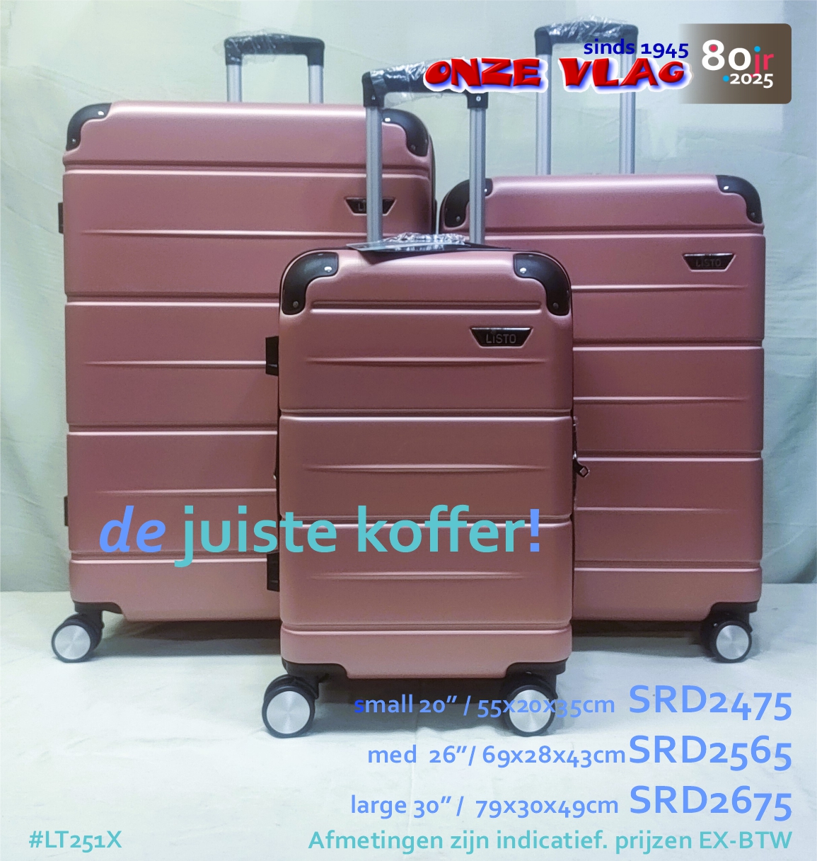 lt251x koffer rose