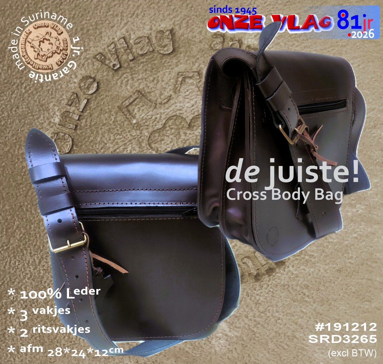 191212 cross body bag dbrn
