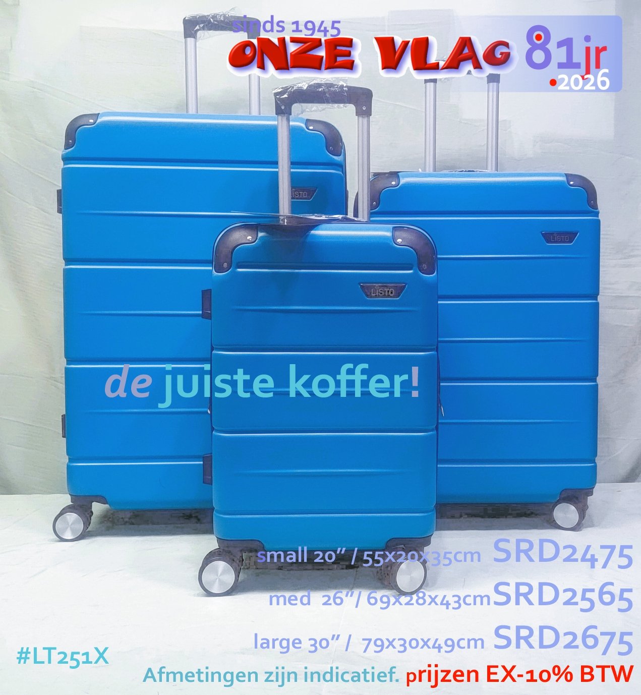 lt251x koffer licht blauw