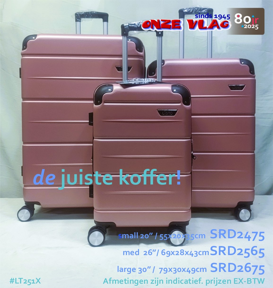 lt251x koffer rose